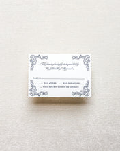 Load image into Gallery viewer, Florentine Fanciful Reply Card