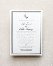 Load image into Gallery viewer, Charlie Monogram Invitation
