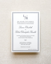 Load image into Gallery viewer, Charlie Monogram Invitation