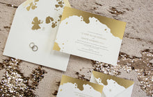 Load image into Gallery viewer, Mercury Glass Silvered Invitation Envelope