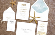Load image into Gallery viewer, Ocean Club Invitation Envelope Liner