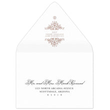 Load image into Gallery viewer, Rococo Save the Date Envelope