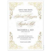 Load image into Gallery viewer, Elegant Scroll Save the Date