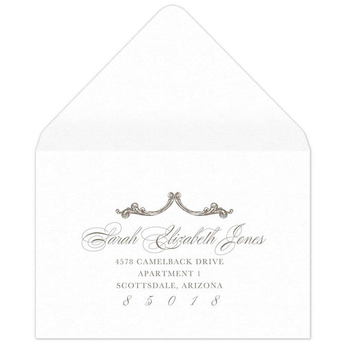 Catherine Reply Card Envelope