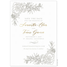 Load image into Gallery viewer, Olive Wreath Save the Date