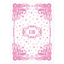 Load image into Gallery viewer, Reyna Monogram Invitation Back