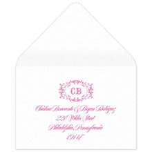 Load image into Gallery viewer, Monogram Reply Card Envelope