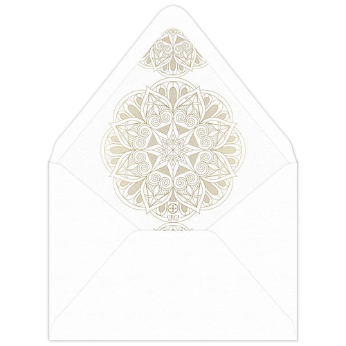 Amber Leila Invitation Envelope Liner