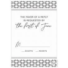 Load image into Gallery viewer, Bleeker Frame Reply Card