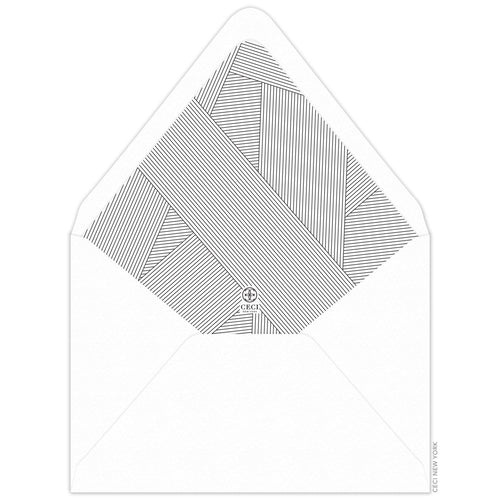 Bond Invitation Envelope Liner