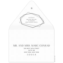 Load image into Gallery viewer, Diamond Faceted Invitation Envelope