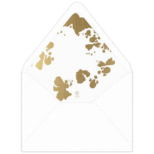 Load image into Gallery viewer, Mercury Glass Labyrinth Invitation Envelope Liner