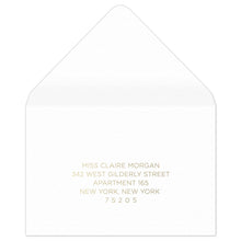 Load image into Gallery viewer, Mercury Glass Reply Card Envelope