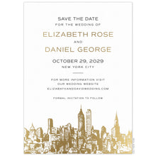 Load image into Gallery viewer, Skyline Big Apple Save the Date