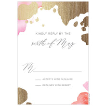 Load image into Gallery viewer, Chloe Reply Card - Blue