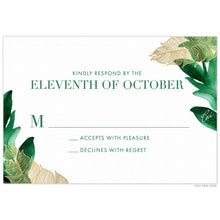 Load image into Gallery viewer, Royal Palms Reply Card