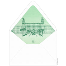 Load image into Gallery viewer, The Breakers Illustration Invitation Envelope Liner