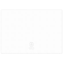 Load image into Gallery viewer, the blank white paper back of a save the date