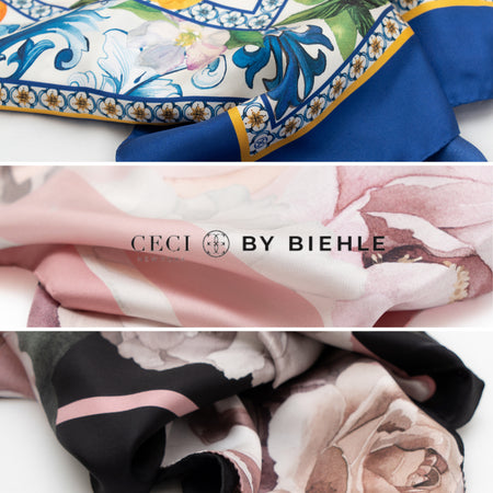THREE WAYS TO SHOP OUR NEW CECIXBYBIEHLE SILK SCARF COLLECTION