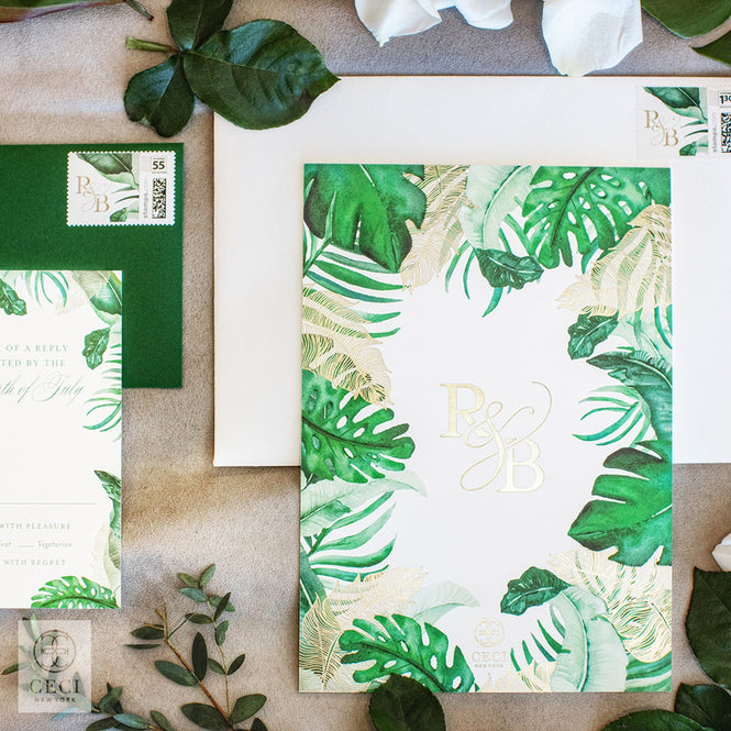 Rachel Lindsey Wedding Invitation