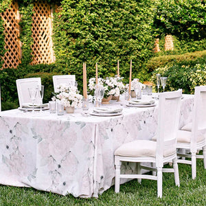Blush Shelby Tablecloth