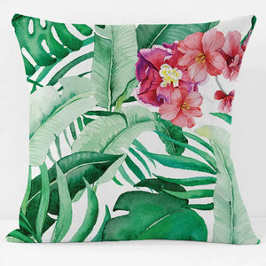 Hibiscus Palm Pillow