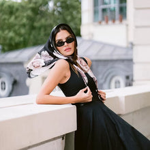 Load image into Gallery viewer, Peony Maha Silk Fashion Scarf