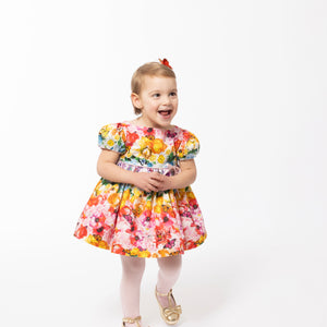Rainbow Bloom Party Dress