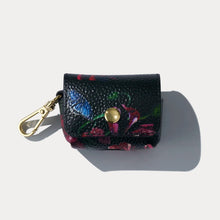 Load image into Gallery viewer, Avery AirPod Clip-On Pouch - Ceci Midnight Garden/Gold