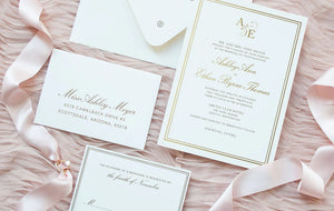 Charlie Monogram Invitation Envelope