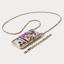 Load image into Gallery viewer, Lily Chrome - Ceci Blue Floral Chrome/Gold