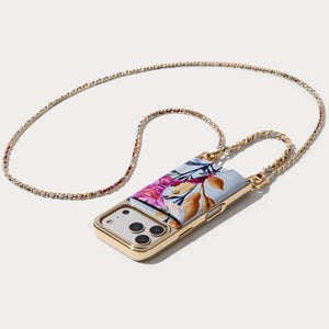 Lily Chrome - Ceci Blue Floral Chrome/Gold