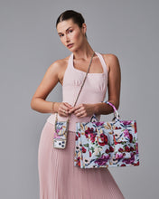 Load image into Gallery viewer, Ceci Blue Floral Book Tote