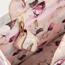 Load image into Gallery viewer, Ceci Pink Floral Book Tote