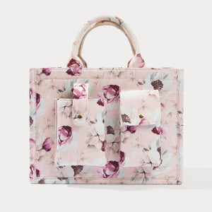 Book Tote - Ceci Pink Floral