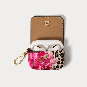 AirPods Pouch - Ceci Cheetah/Gold