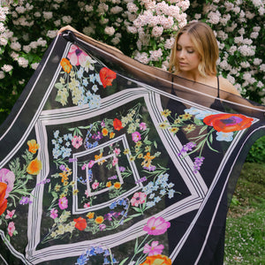 Callie 140x140 Silk Chiffon