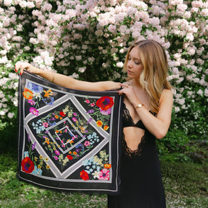 Callie 70x70 Silk Cashmere