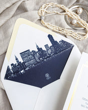 Load image into Gallery viewer, Skyline Invitation Envelope Liner