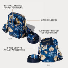 Load image into Gallery viewer, Dillon - Ceci Indigo Floral/Gold