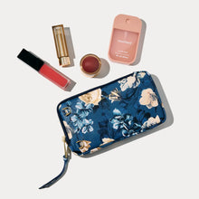 Load image into Gallery viewer, Expanded Pouch - Ceci Indigo Floral/Gold