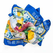 Load image into Gallery viewer, Fiorella Silk Scarf Save-the-Date