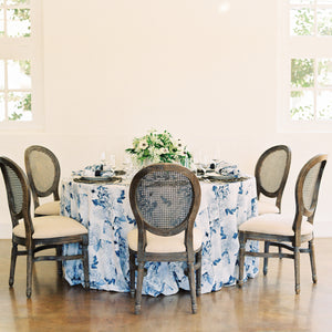 Navy Shelby Tablecloth