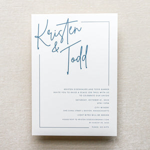 Natalie Vertical Invitation