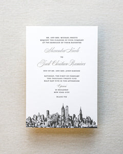 Skyline Big Apple Invitation