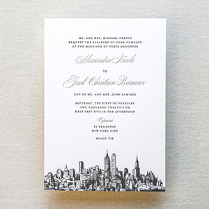 Skyline Big Apple Invitation