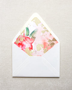 Chloe Invitation Envelope Liner