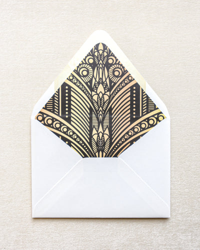 Dreaming of Deco Invitation Envelope Liner