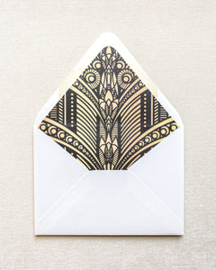 Dreaming of Deco Invitation Envelope Liner