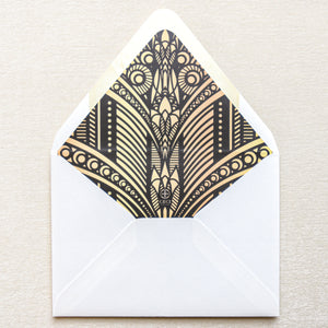 Dreaming of Deco Invitation Envelope Liner